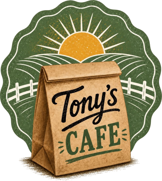 Tony's Cafe logo
